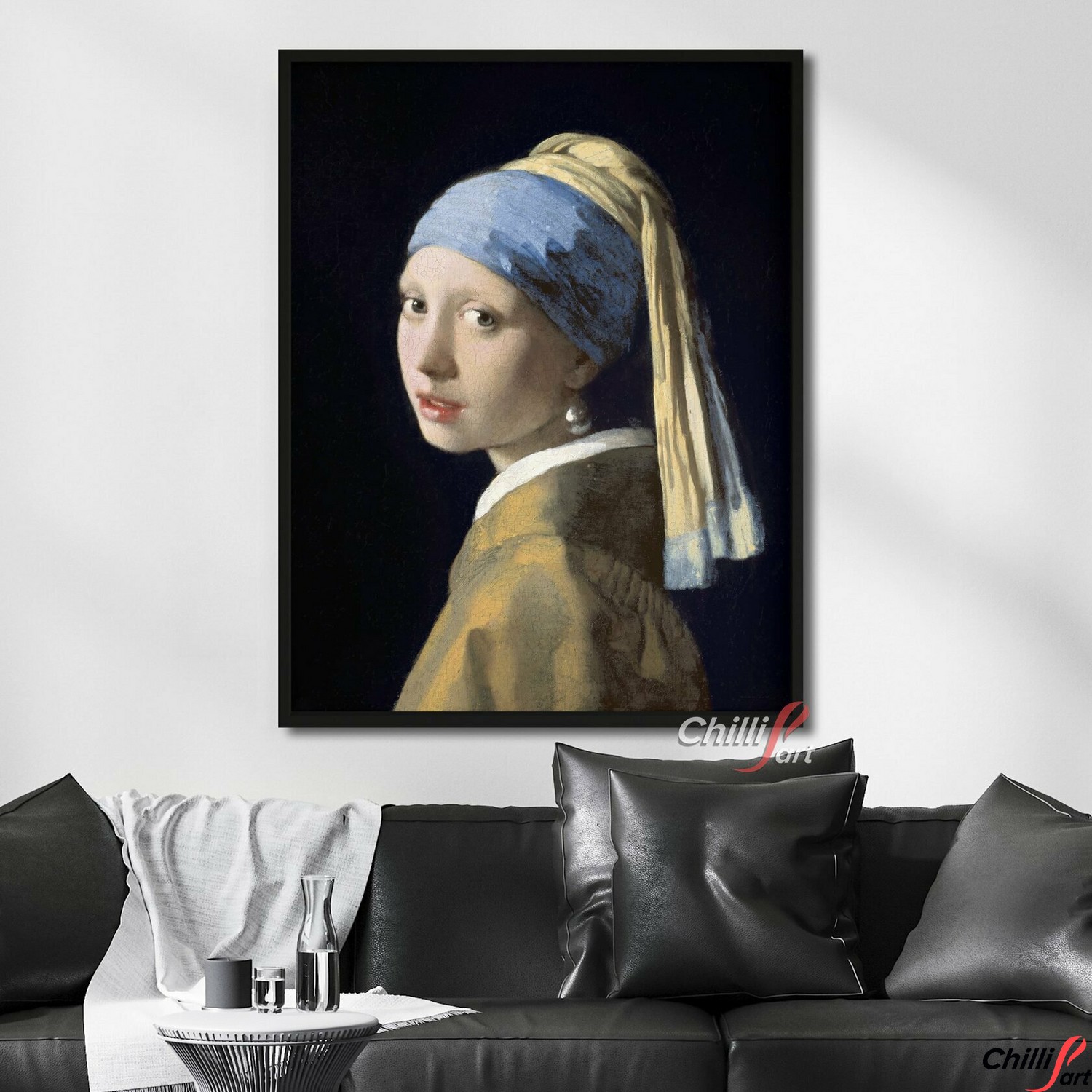 Картина Девушка с жемчужной сережкой