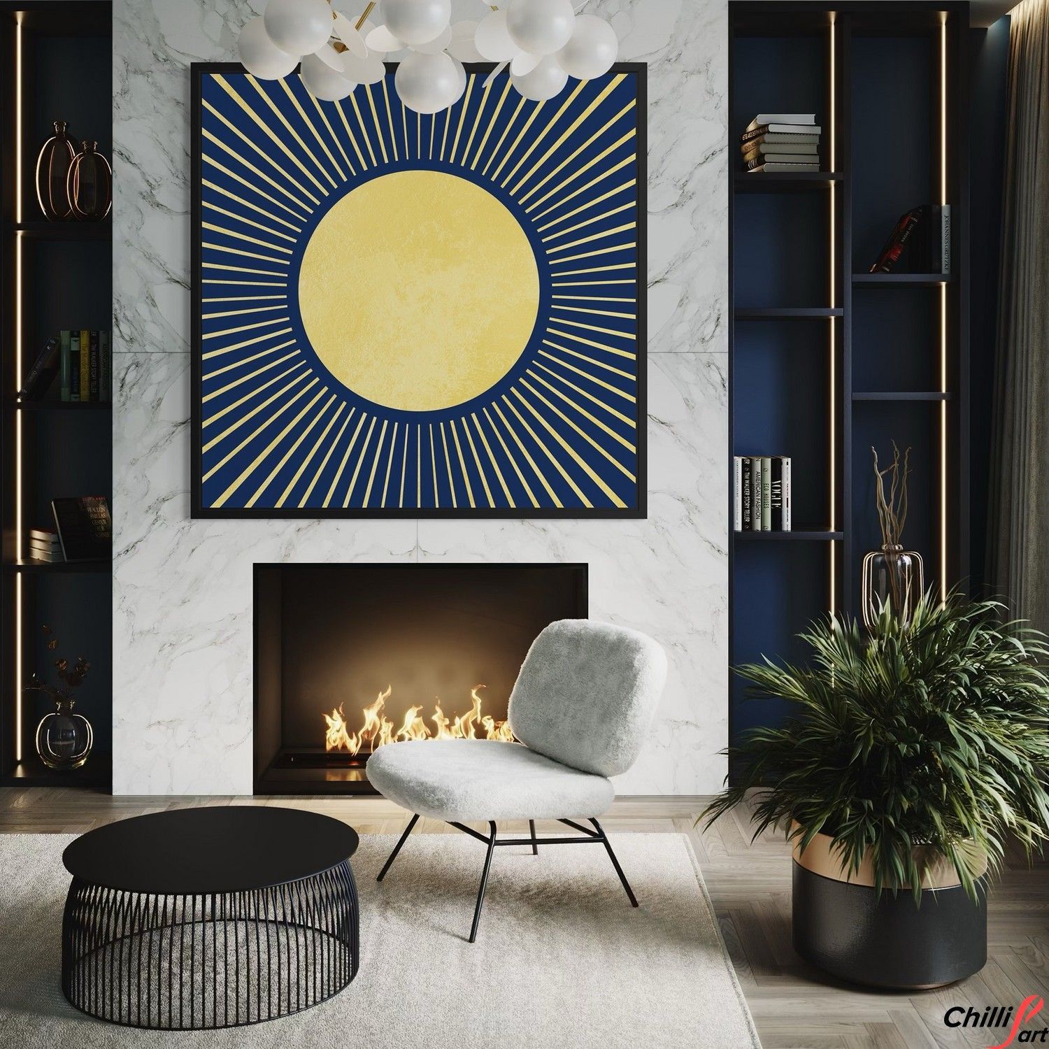 Картина Mid-Century Sun