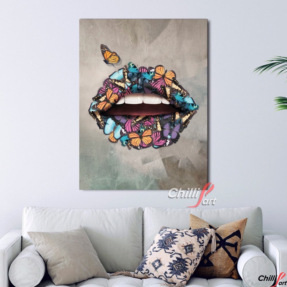Картина Butterfly Lips