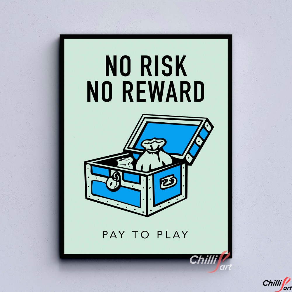 Картина No risk no reward