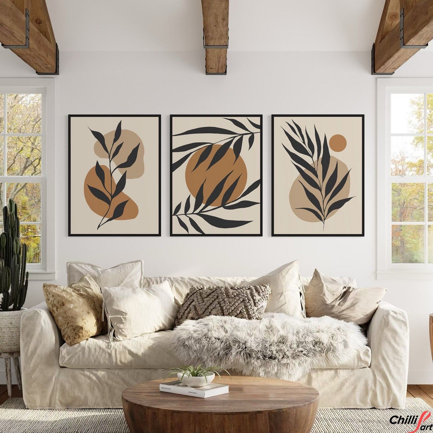 Картина Boho Leaves