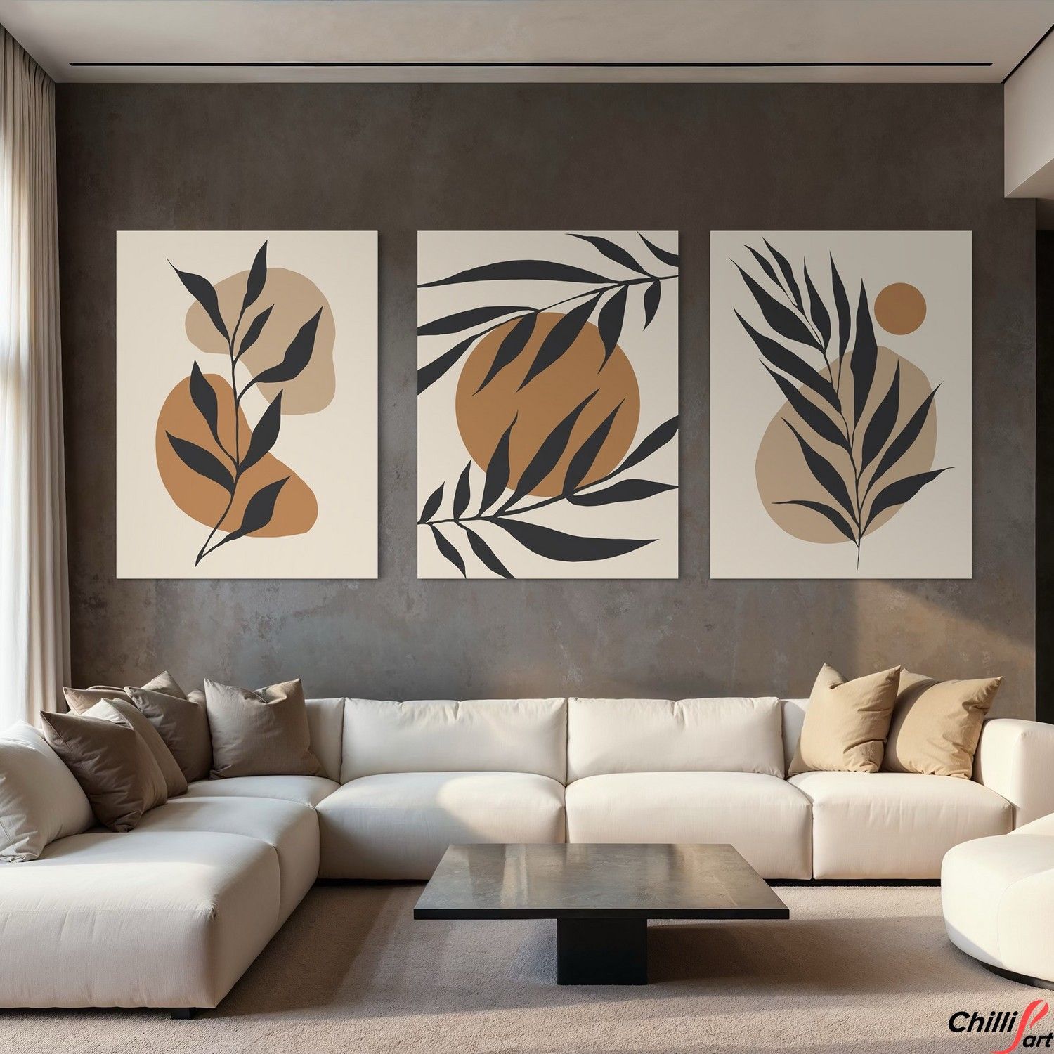 Картина Boho Leaves