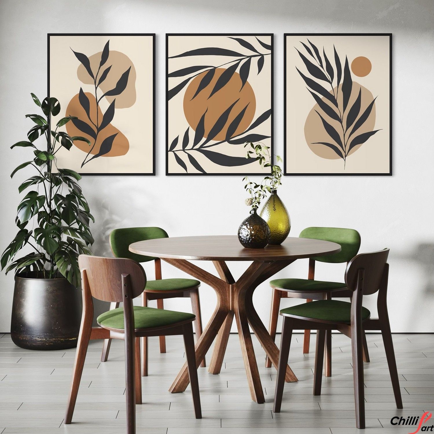 Картина Boho Leaves