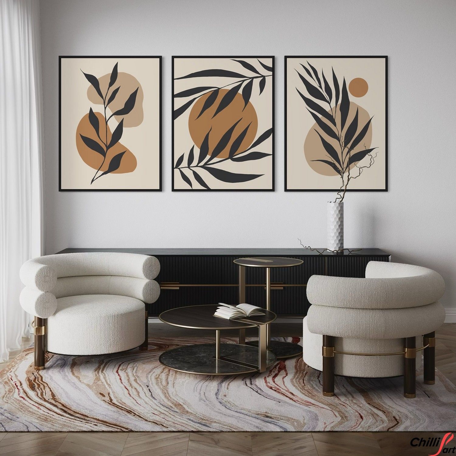 Картина Boho Leaves