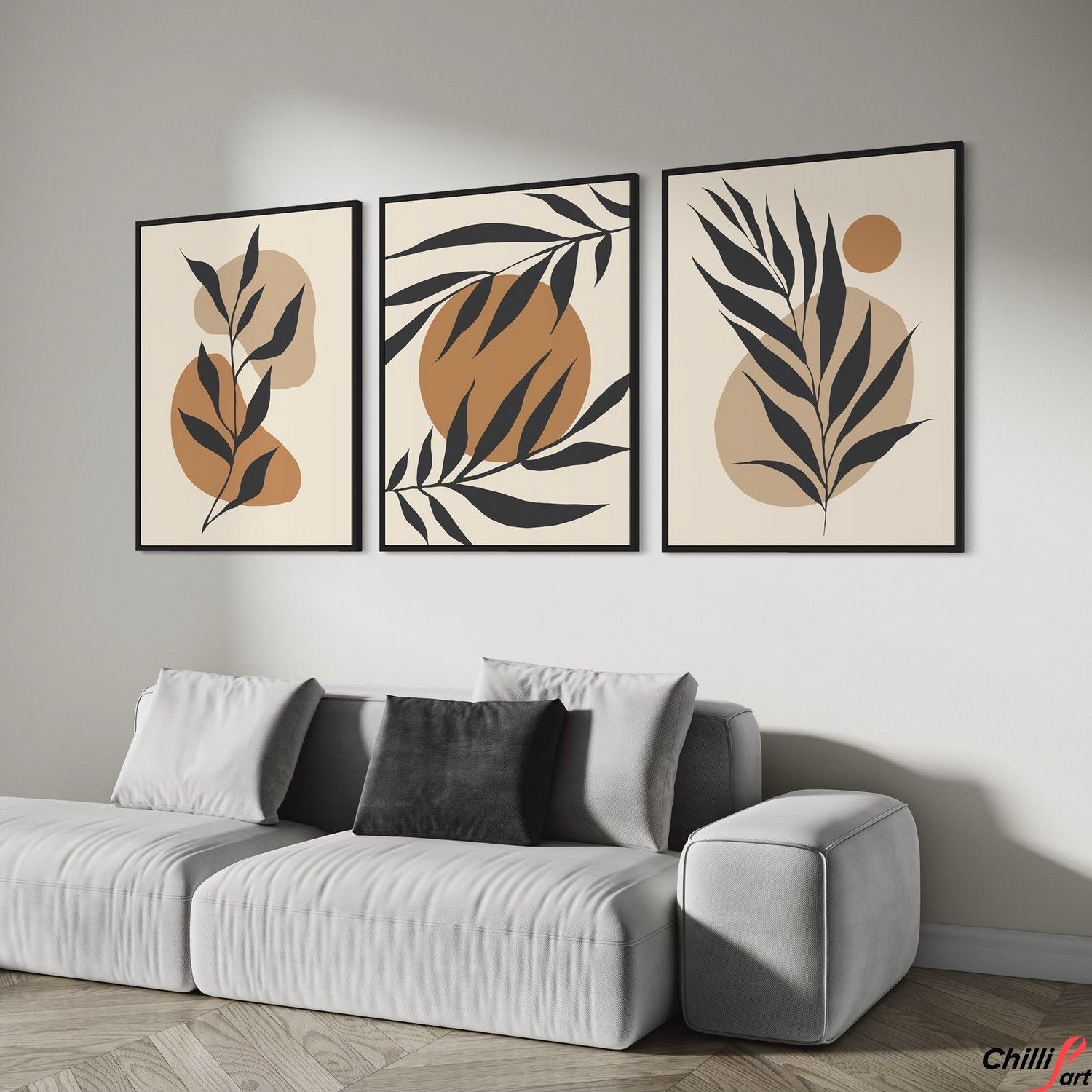 Картина Boho Leaves