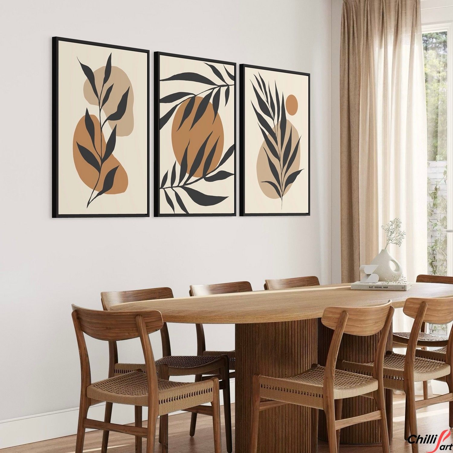 Картина Boho Leaves
