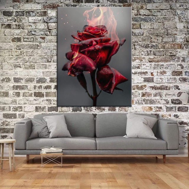 Картина Fire Rose