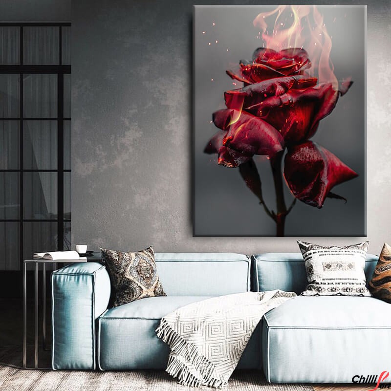 Картина Fire Rose