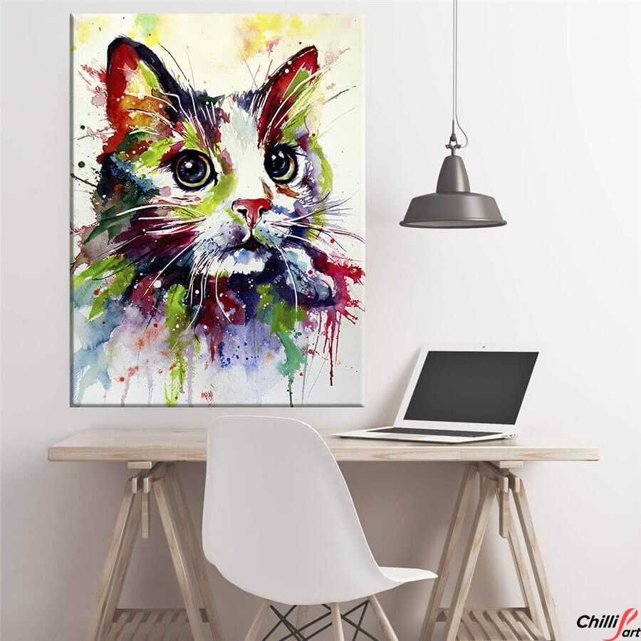 Картина Watercolor Pussycat