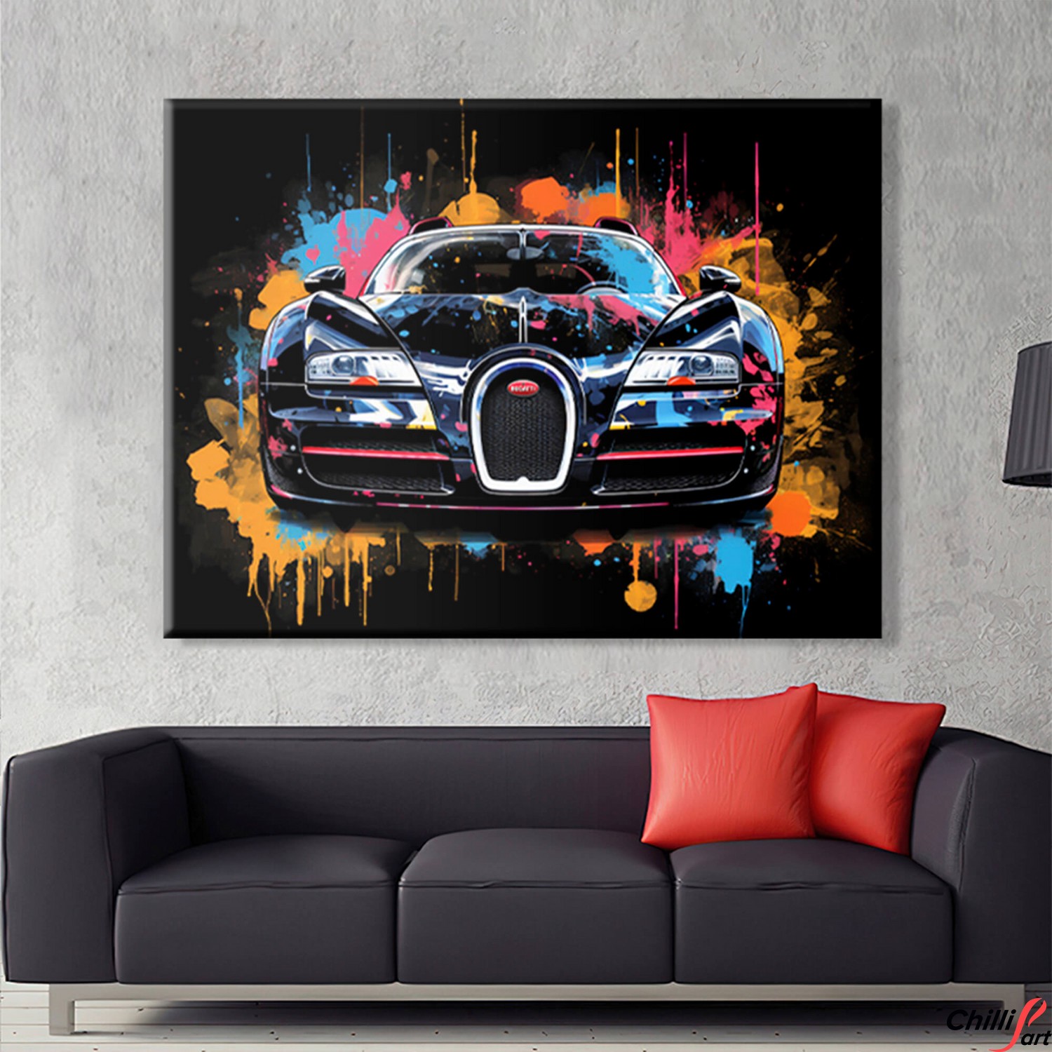 Картина Bugatti Veyron Graffiti