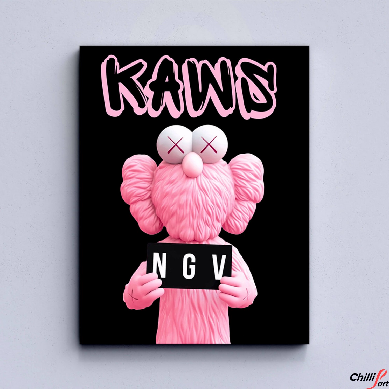 Картина Pink KAWS