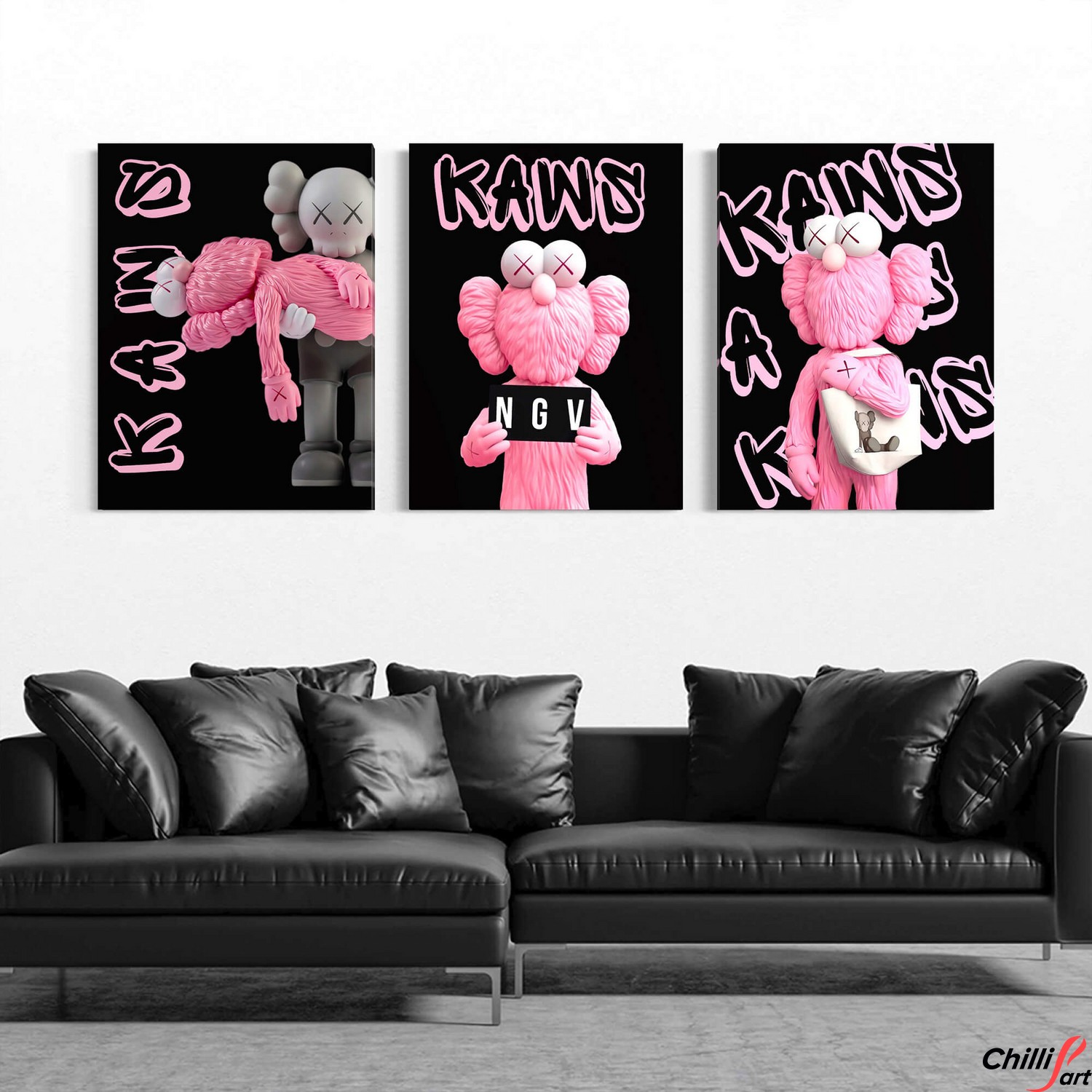 Картина Pink KAWS