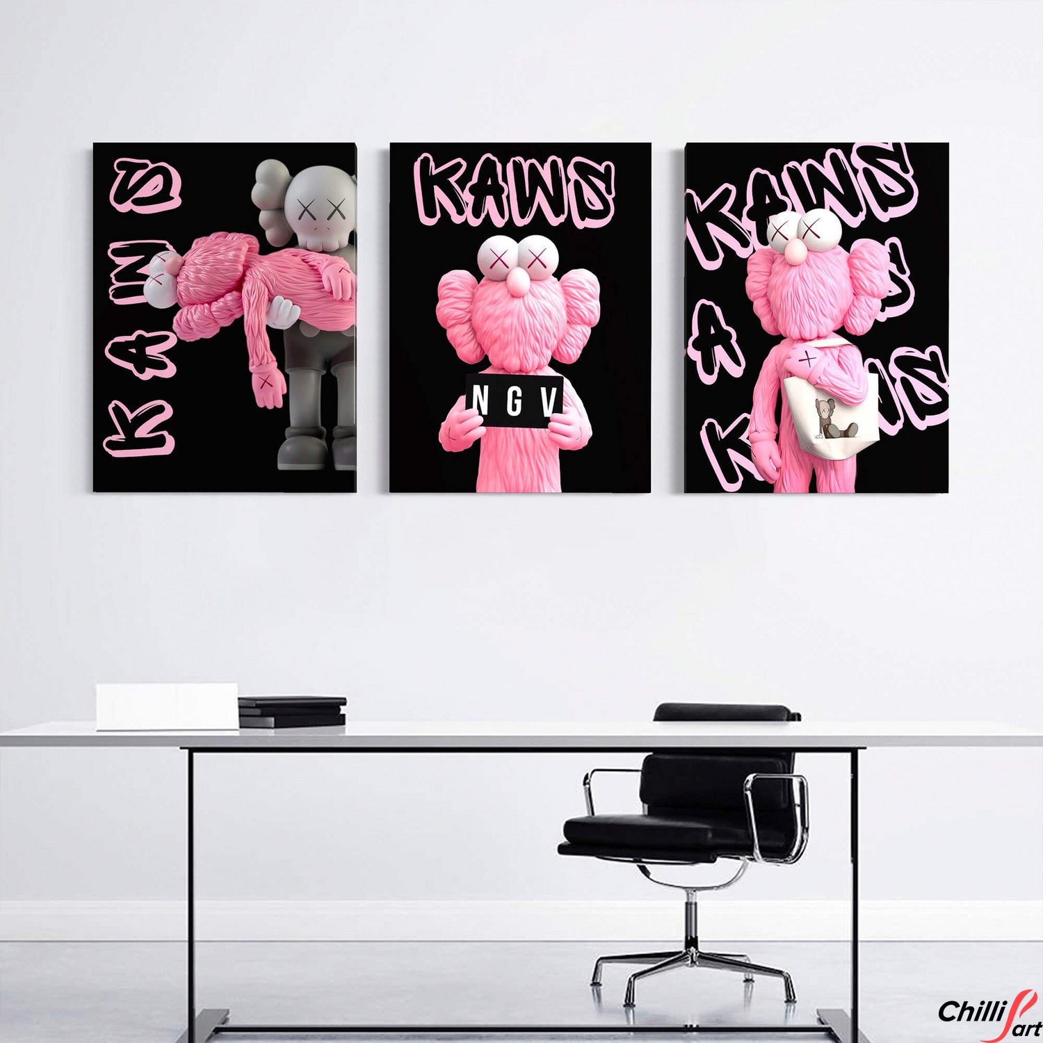 Картина Pink KAWS