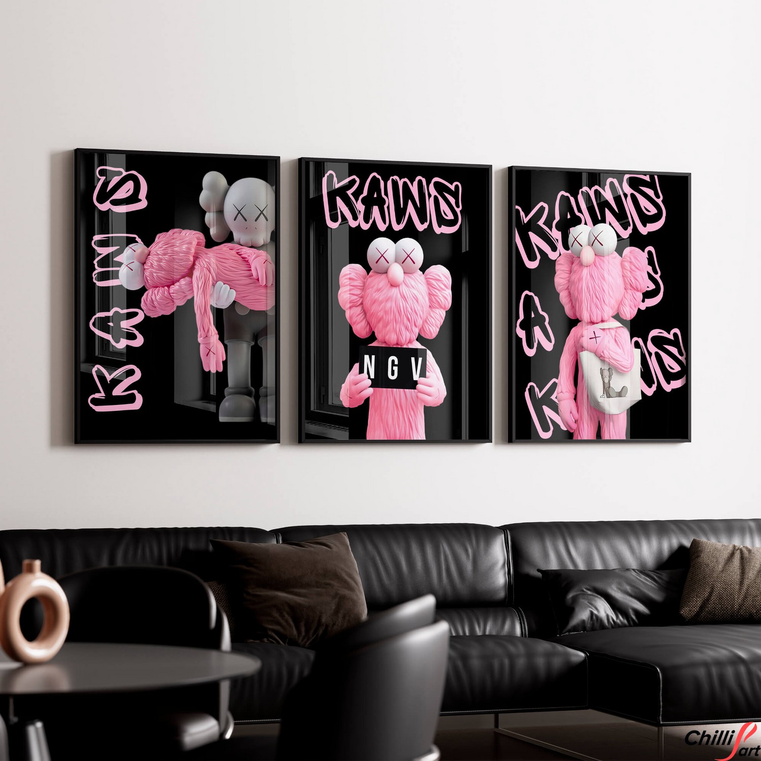 Картина Pink KAWS