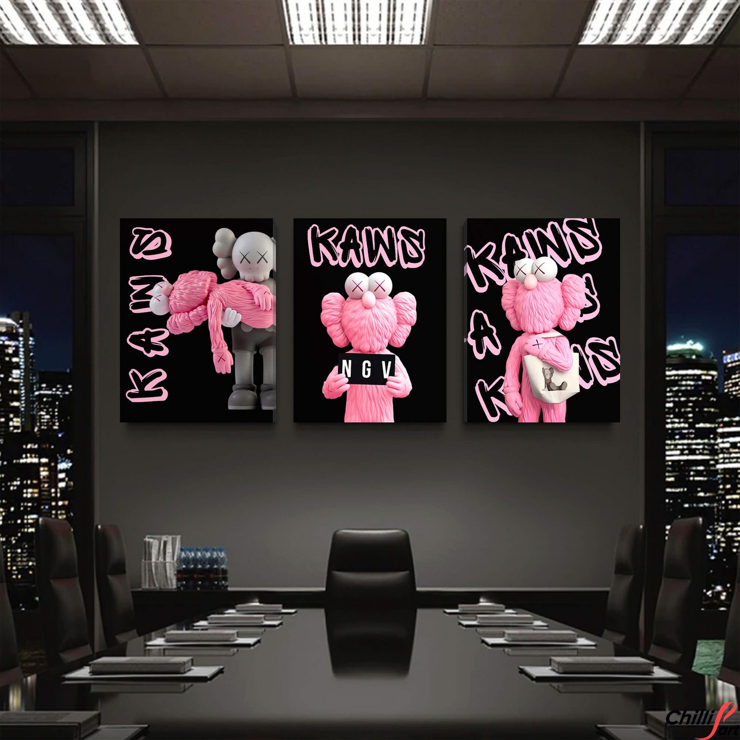 Картина Pink KAWS