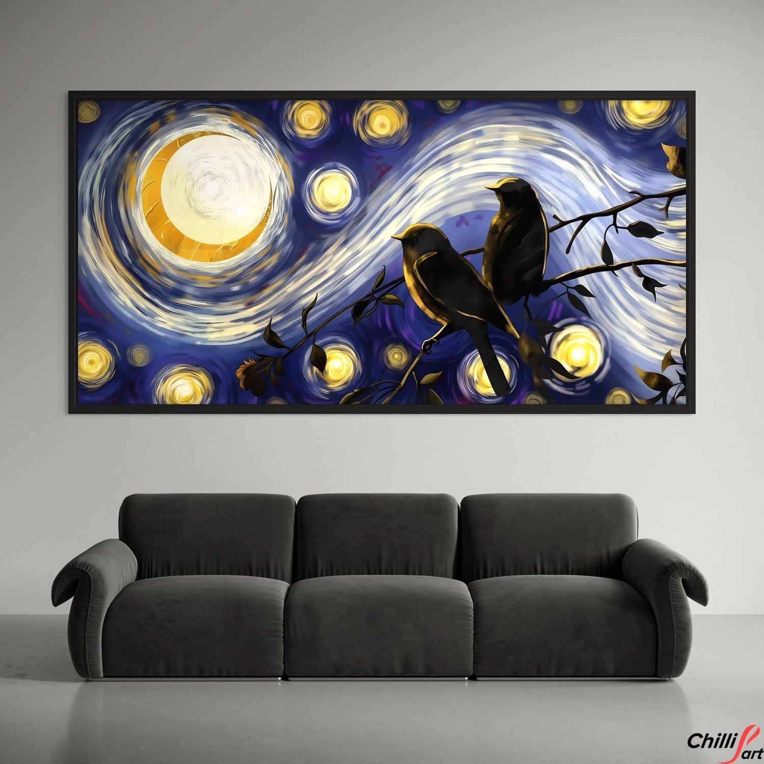 Картина Starry Night Birds