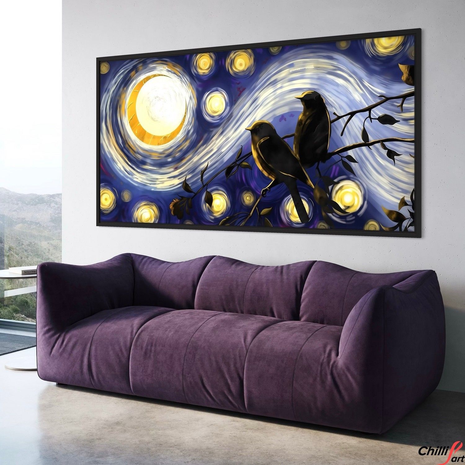 Картина Starry Night Birds