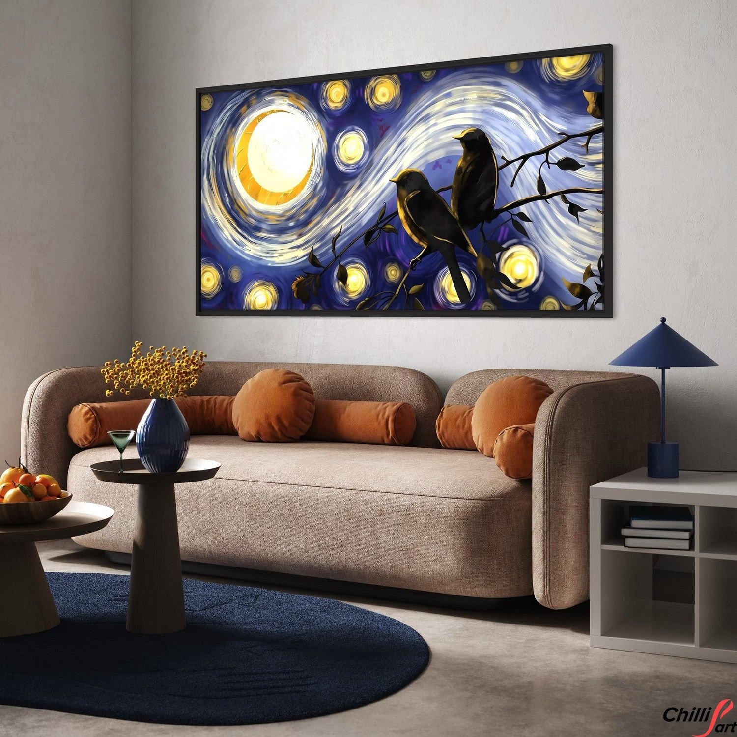 Картина Starry Night Birds