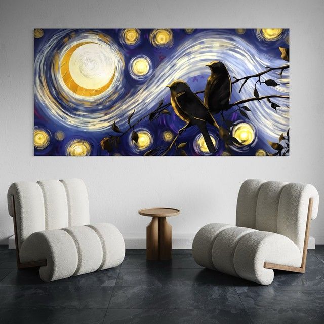 Картина Starry Night Birds