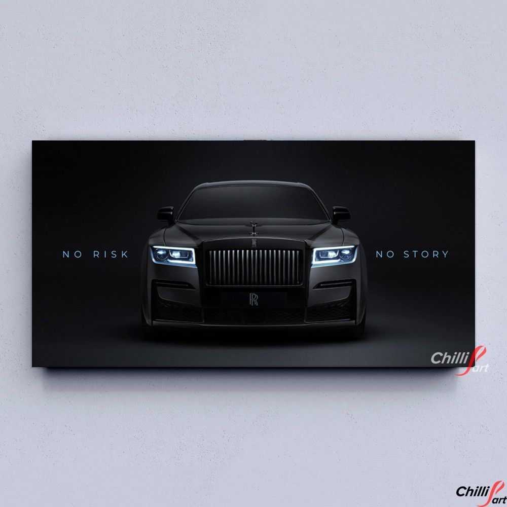 Картина Rolls Royce: No Risk - No Story - 40х80 см