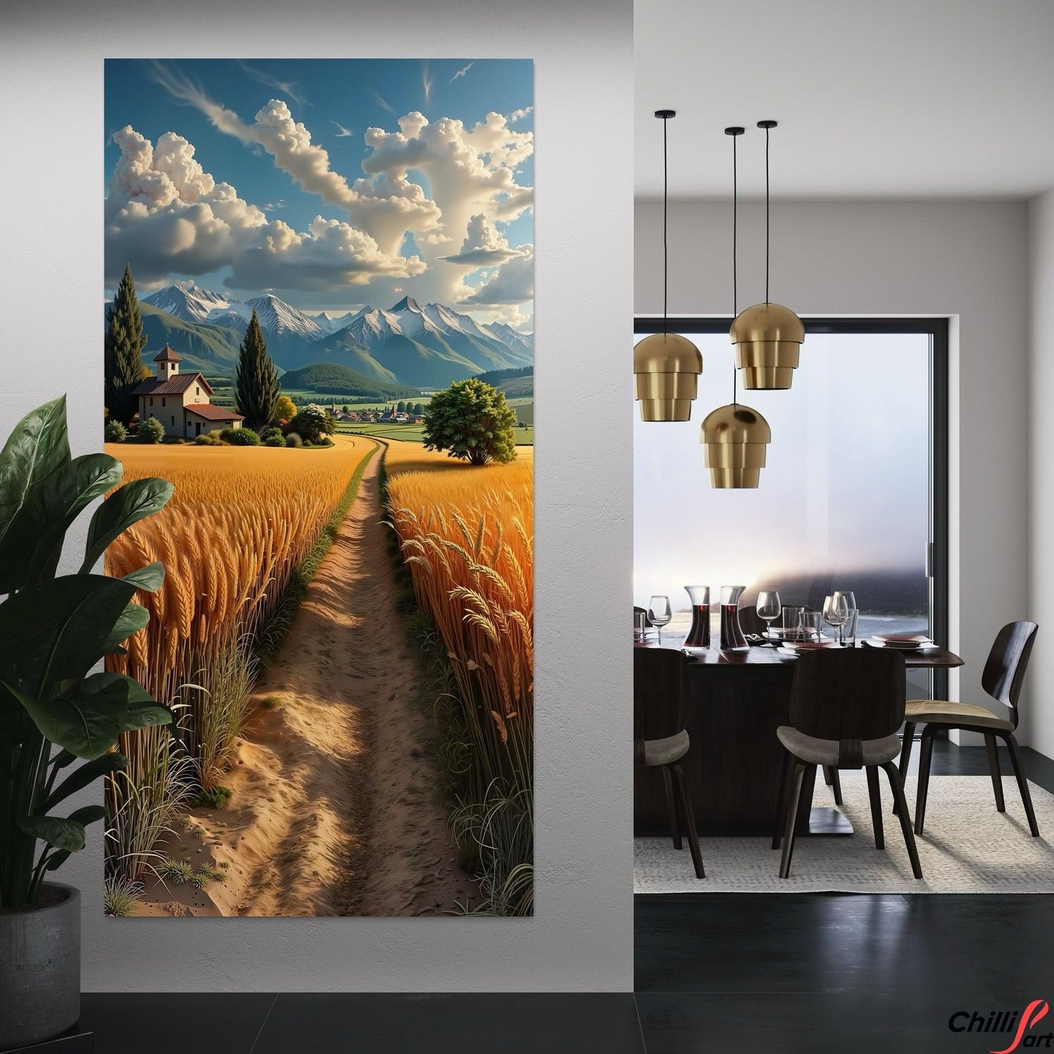 Картина Golden Path