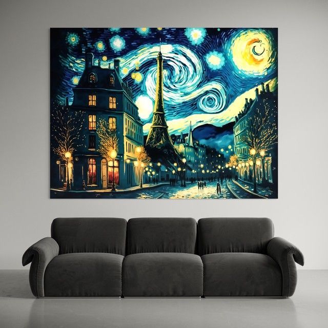 Картина Starry Night Over Paris