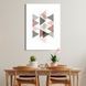 Картина Pastel Triangles Pink