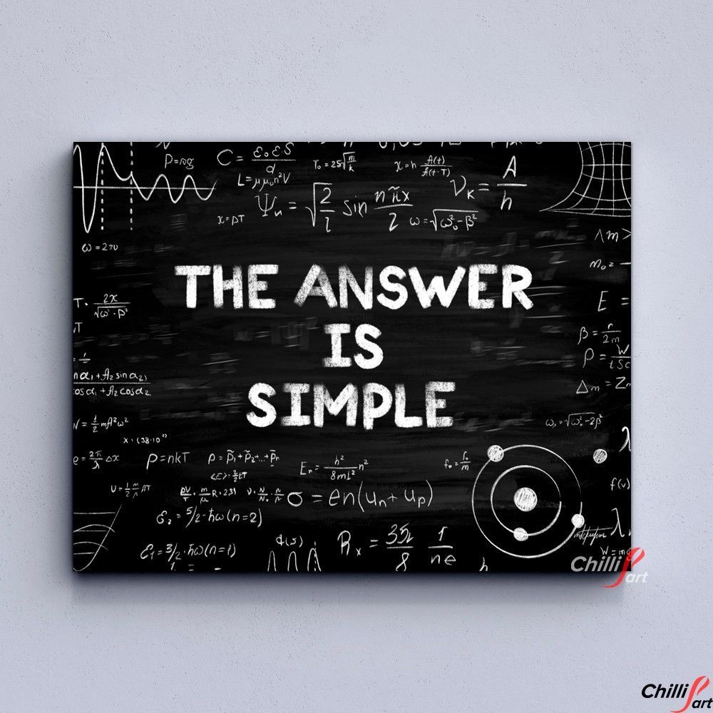 Картина The Answer is simple