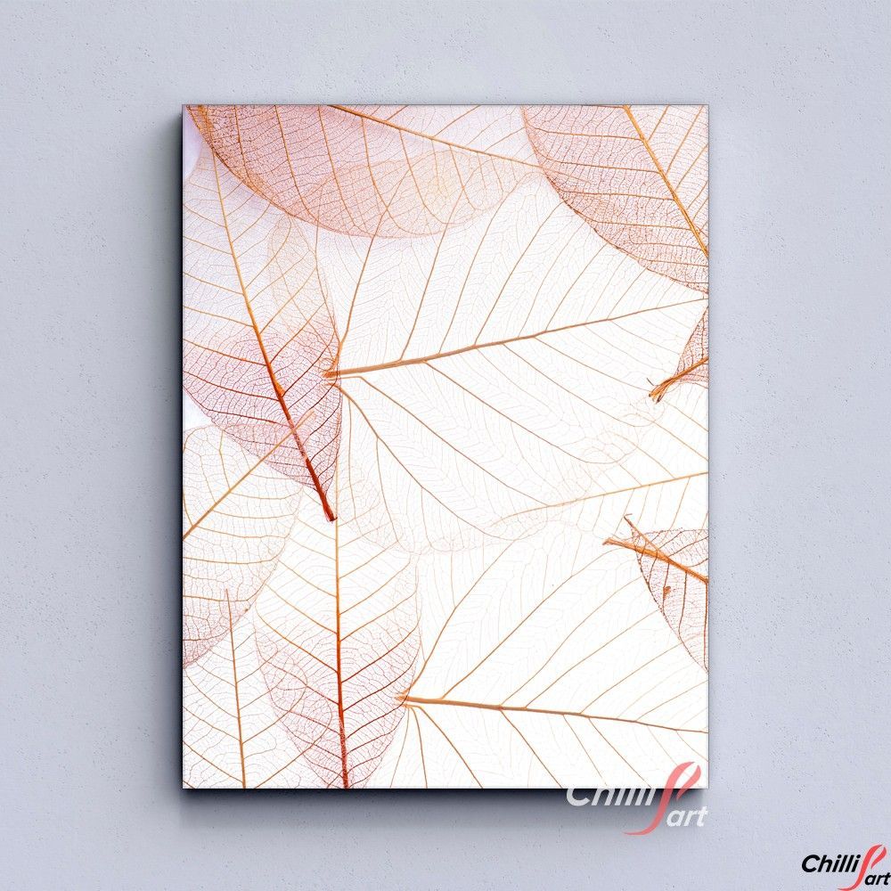Картина Colorful splash leaf