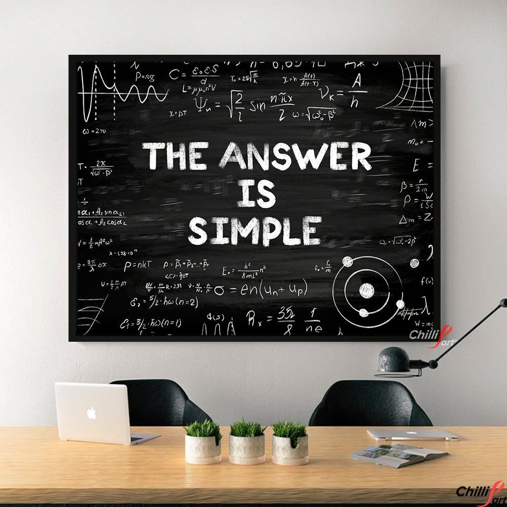 Картина The Answer is simple