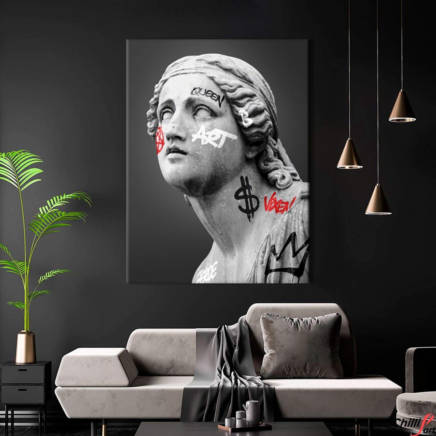 Картина Girl Sculpture V1