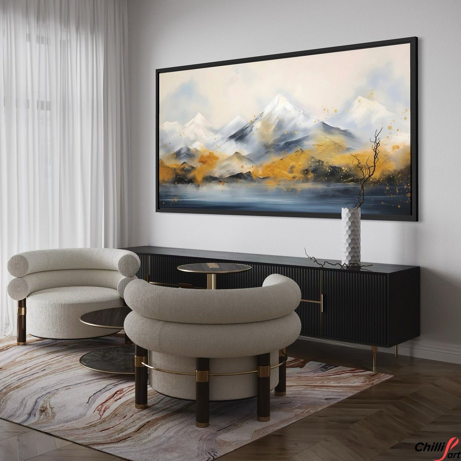 Картина Golden Echo of the Mountains
