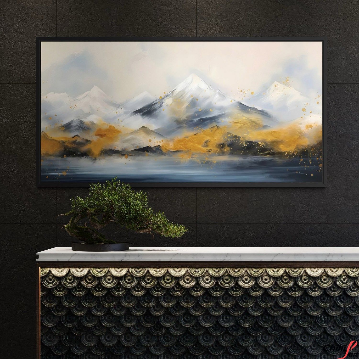 Картина Golden Echo of the Mountains