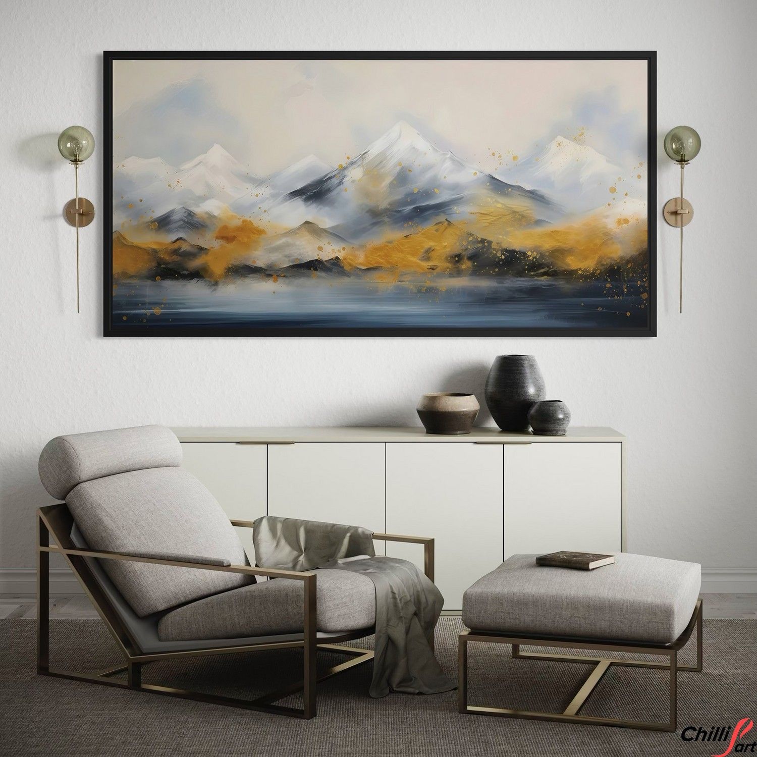 Картина Golden Echo of the Mountains