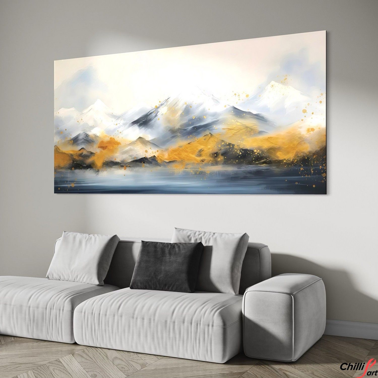 Картина Golden Echo of the Mountains