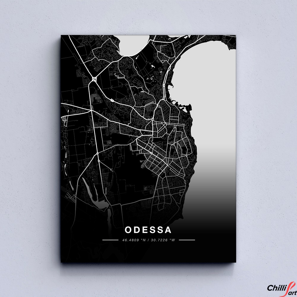Картина Odessa map