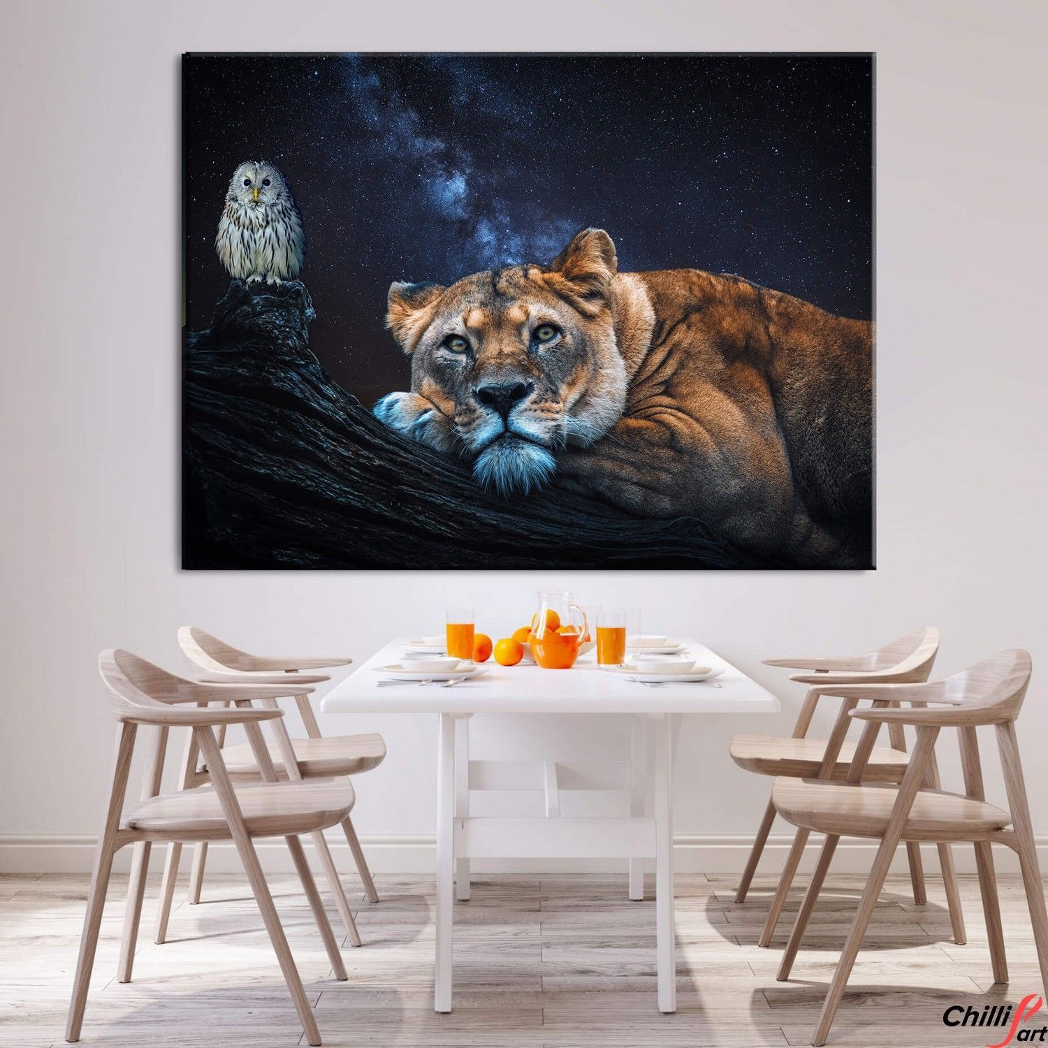 Картина Lioness&Owl