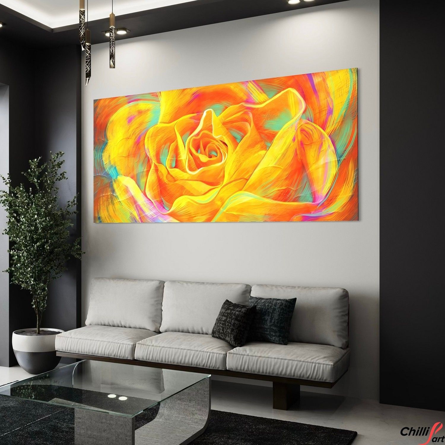 Картина Solar Flame Rose