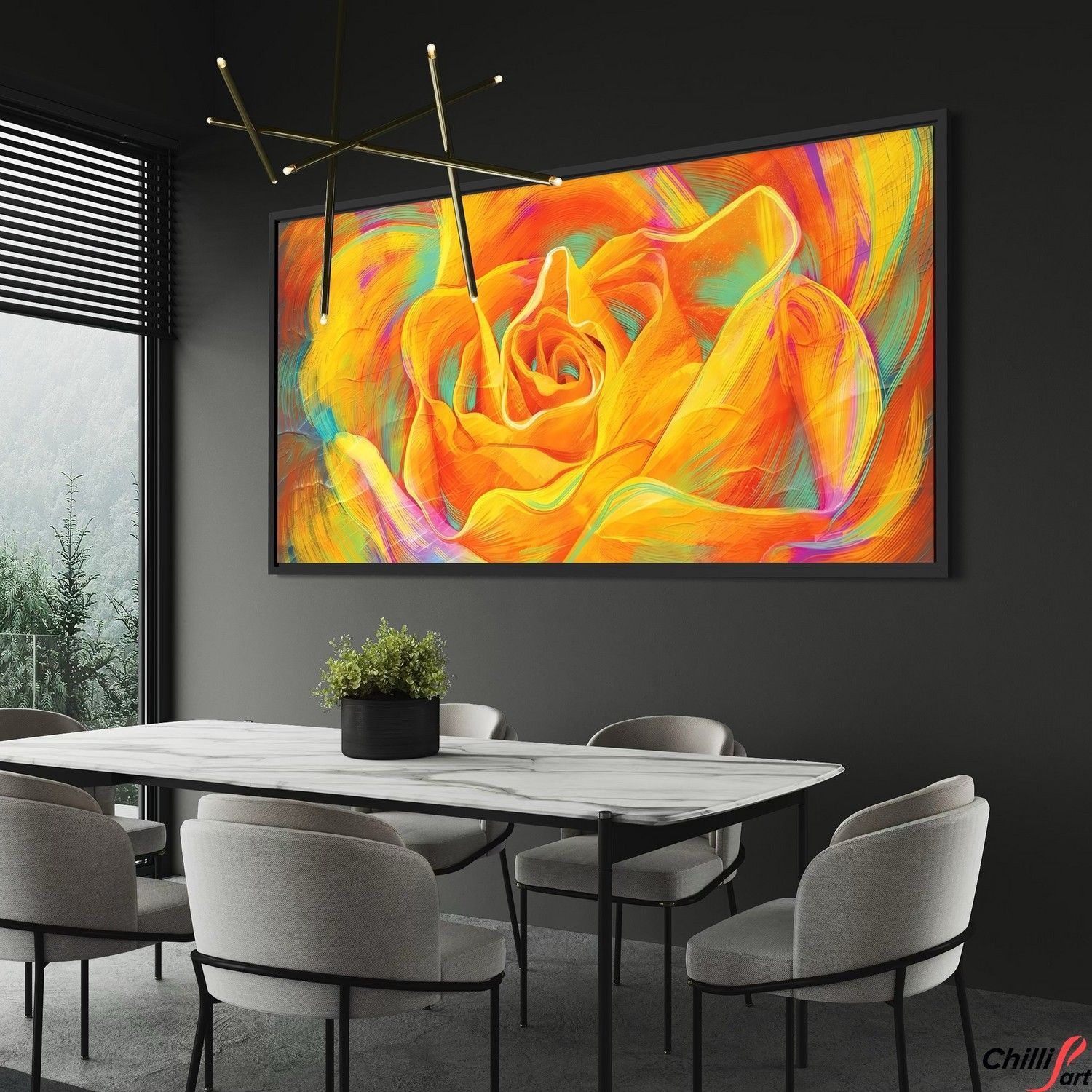 Картина Solar Flame Rose