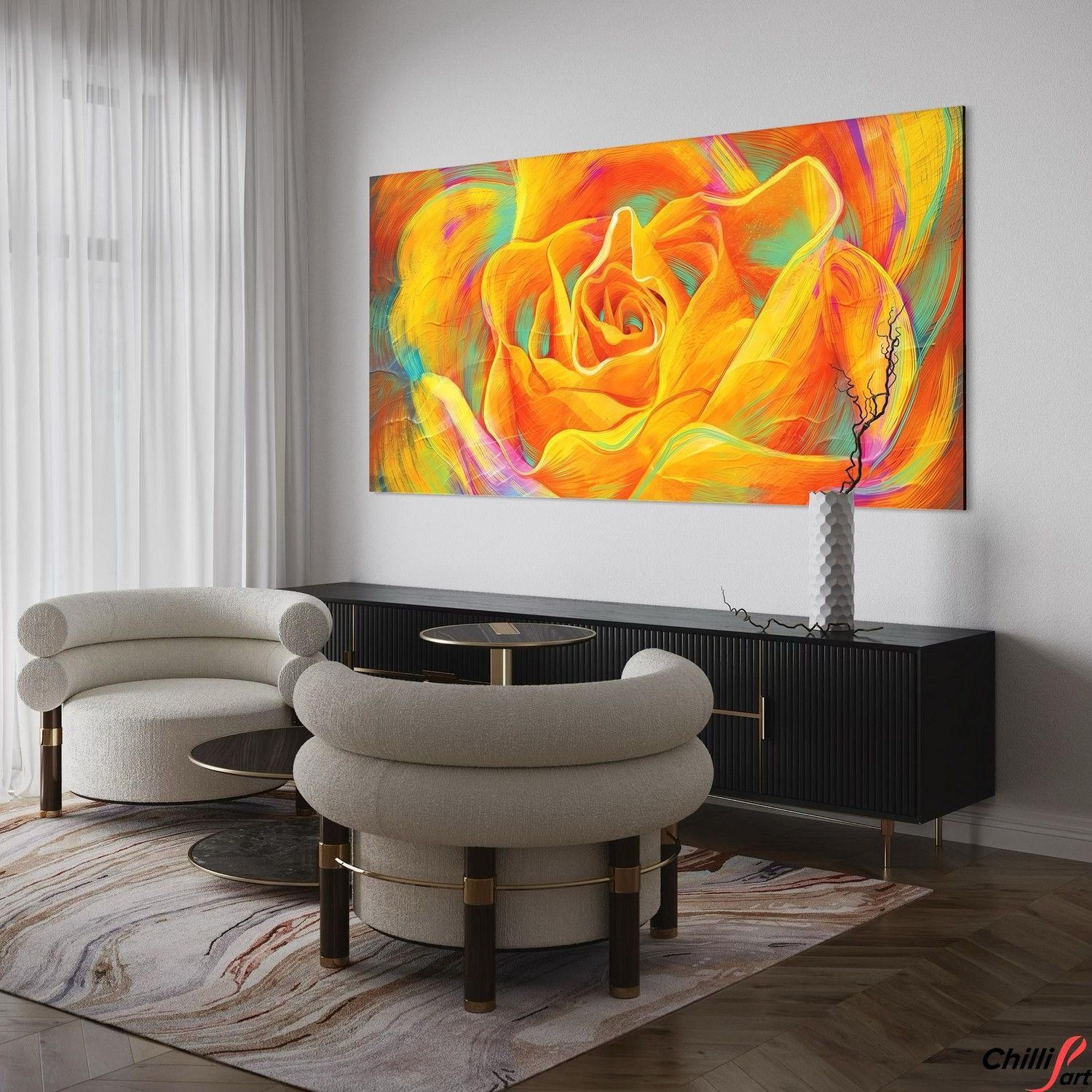 Картина Solar Flame Rose