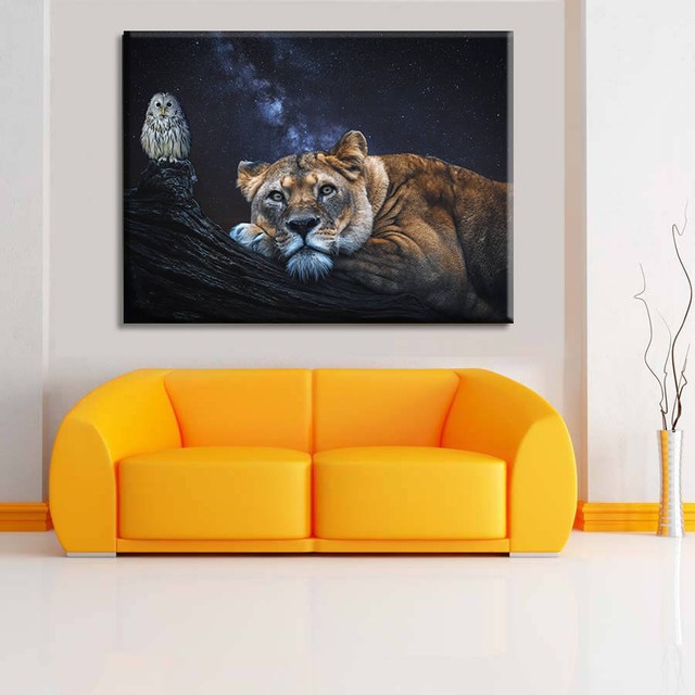 Картина Lioness&Owl