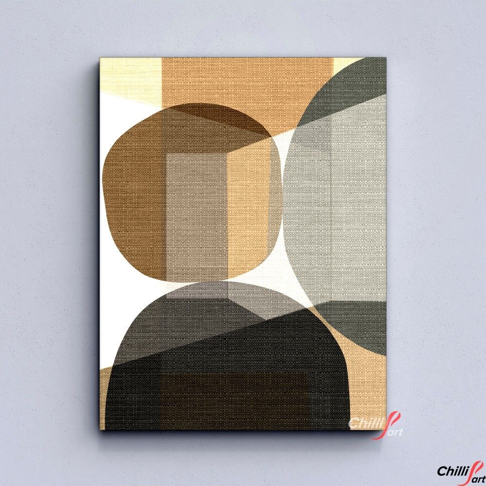 Картина Brown Geometric Abstract