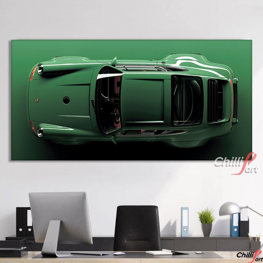 Картина Green Porsche 911