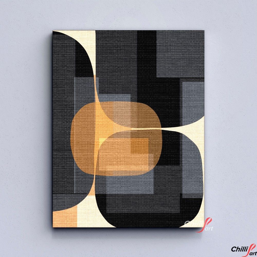 Картина Brown Geometric Abstract