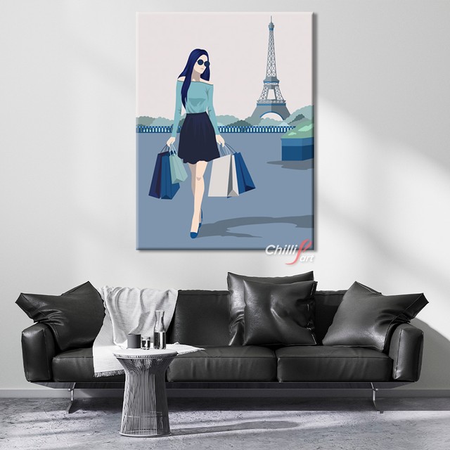 Картина Paris Shopping