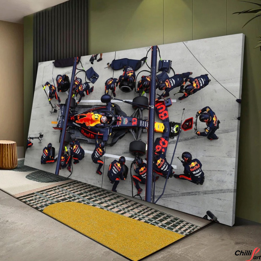 Картина F1 Red Bull Pit Stop