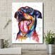 Картина Watercolor Rottweiler