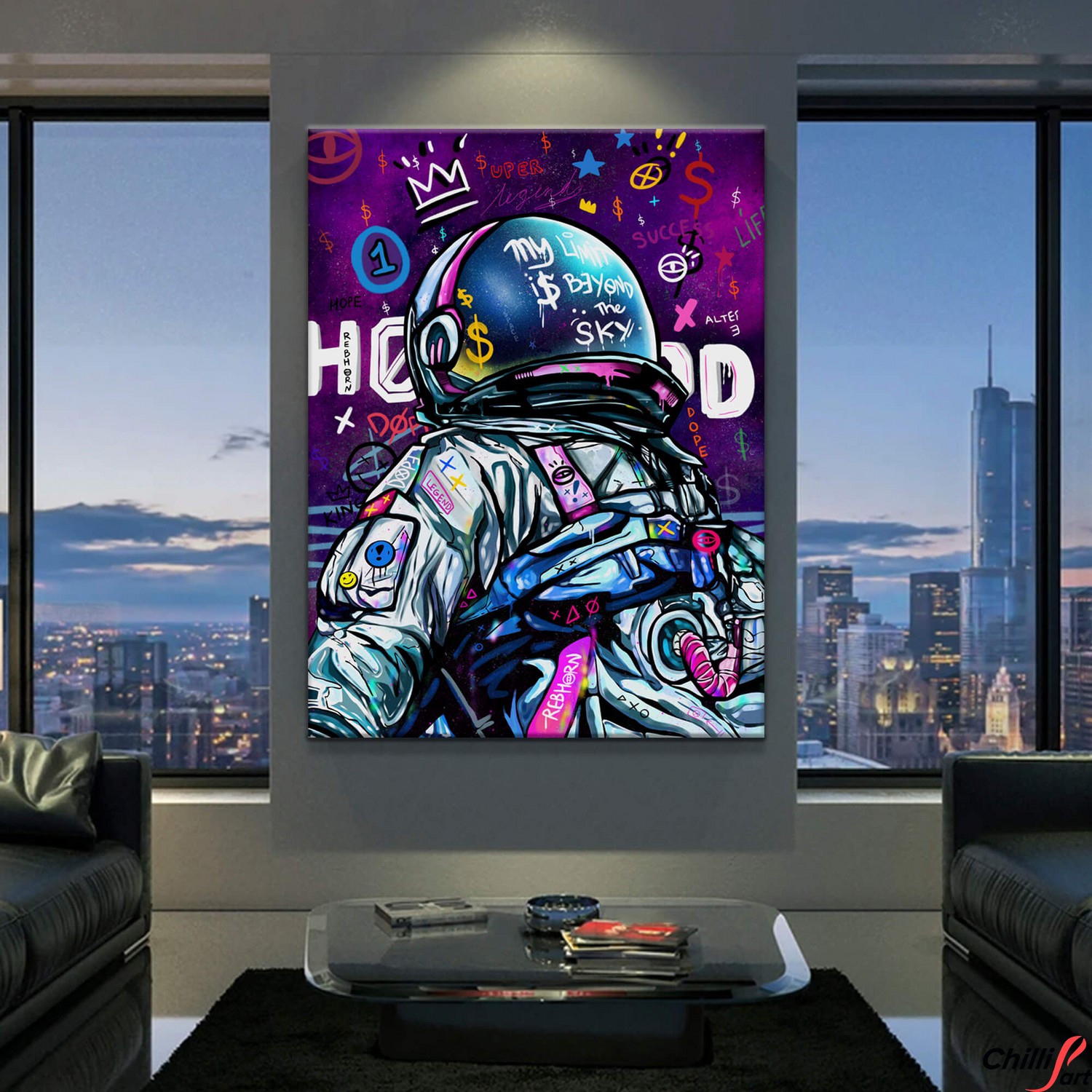 Картина Astronaut Graffiti