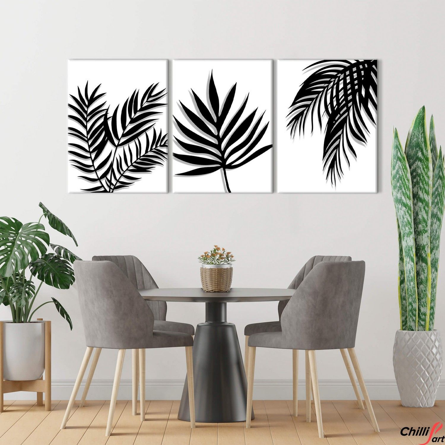 Картина Black Leaves