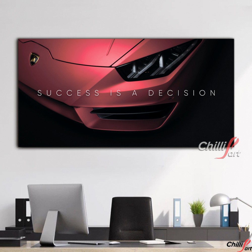 Картина Success is a Decision - Lamborghini